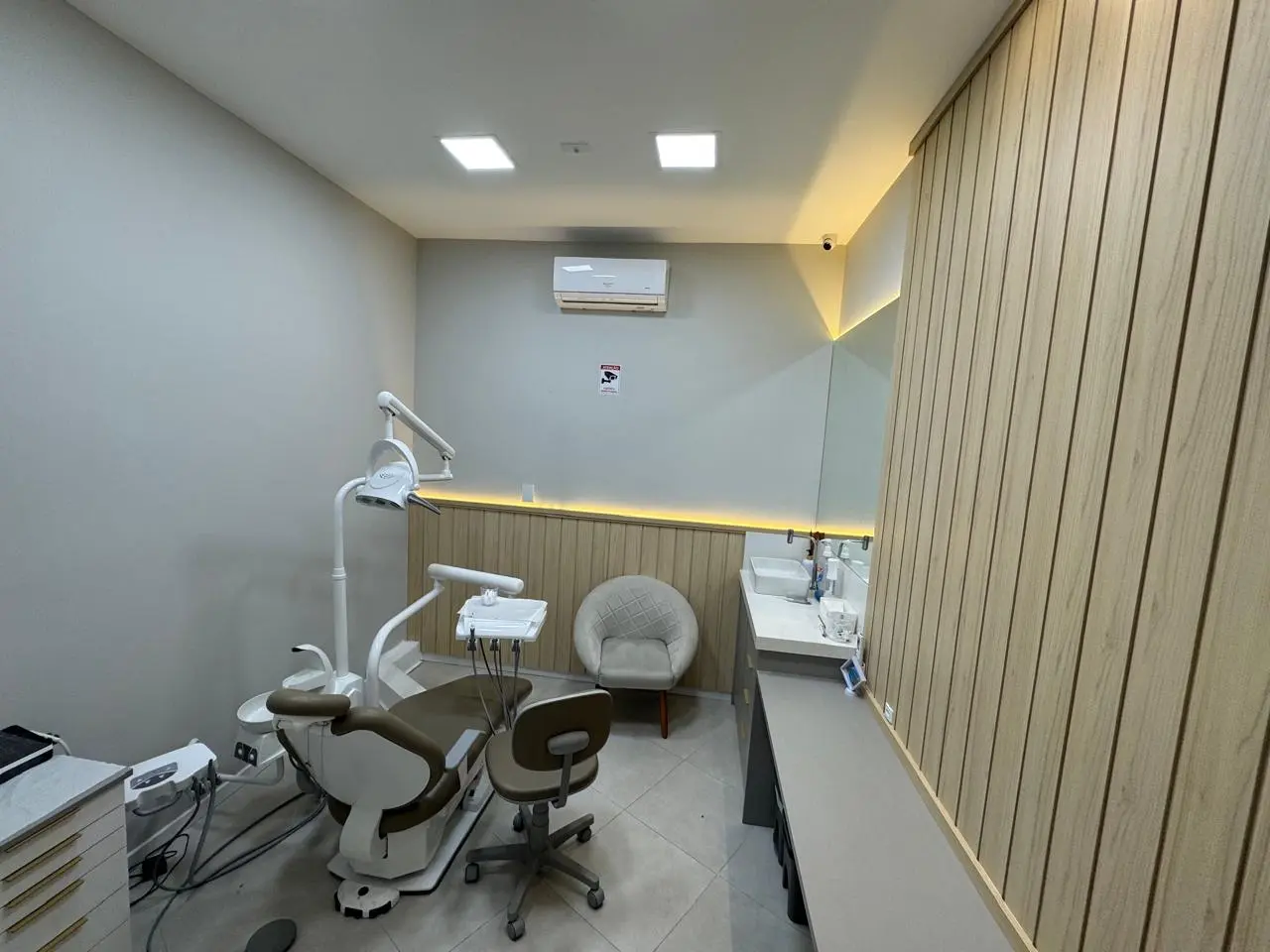 Consultório odontológico da Dentalis Odontologia em Blumenau